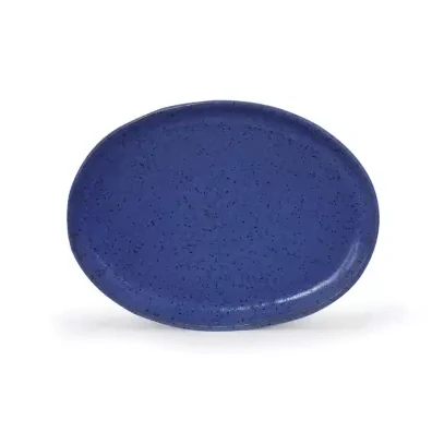 Prato Sobremesa Oval | 21 cm Comp. x 16 cm Larg. x 2 cm Alt.