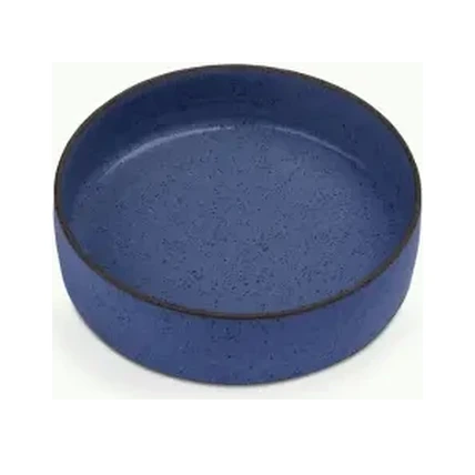 Travessa Redonda M Borda Reta | 25cm Ø x 7cm Alt.